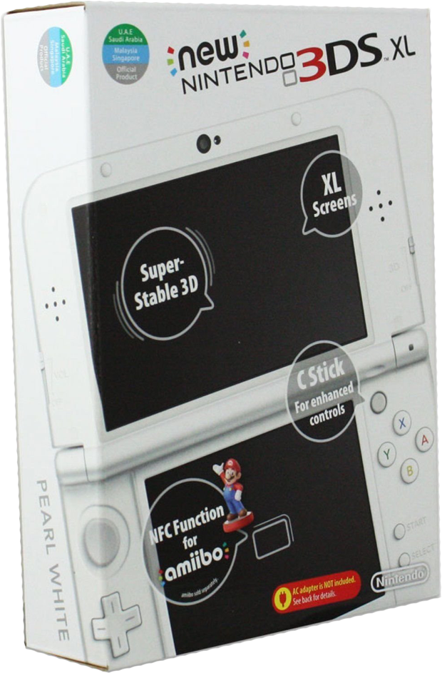 Nintendo New 3ds Xl Console (634x942), Png Download