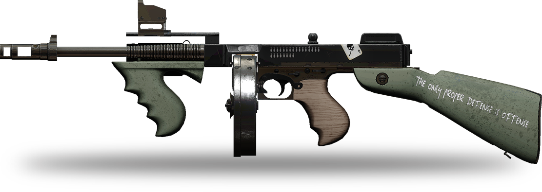 Royal Order Chicago Typewriter Smg (1111x395), Png Download