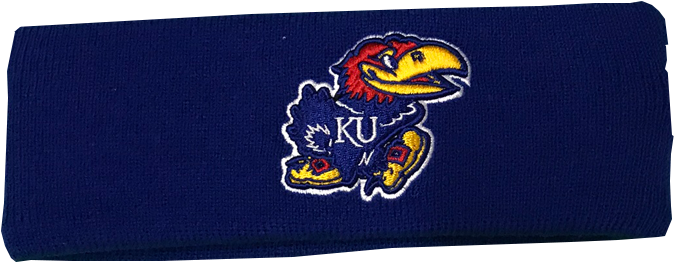 Kansas University Ku Jayhawk Earwarmer (720x540), Png Download