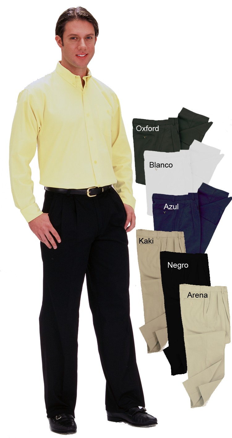 Pantalon Casual Hombre C/ Pinzas (1417x1417), Png Download