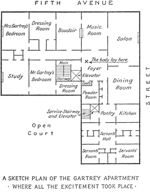 A Sketch Plan Of The Gartrey Apartment (523x660), Png Download