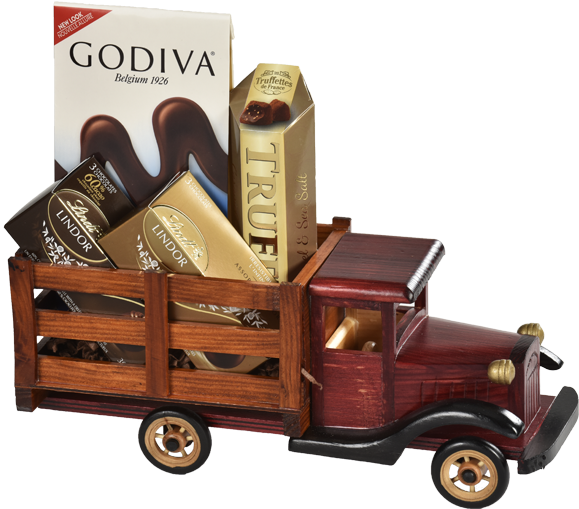 Vintage Wooden Truck (600x600), Png Download