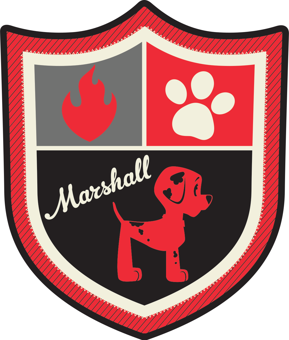 Badgemarshall (1093x1284), Png Download