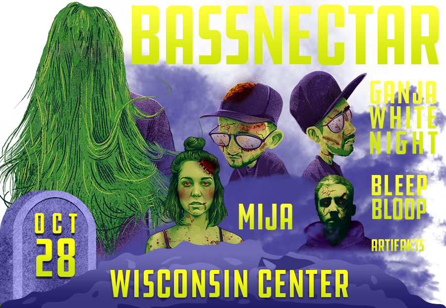 28 Bassnectar At Wisconsin Center (900x623), Png Download
