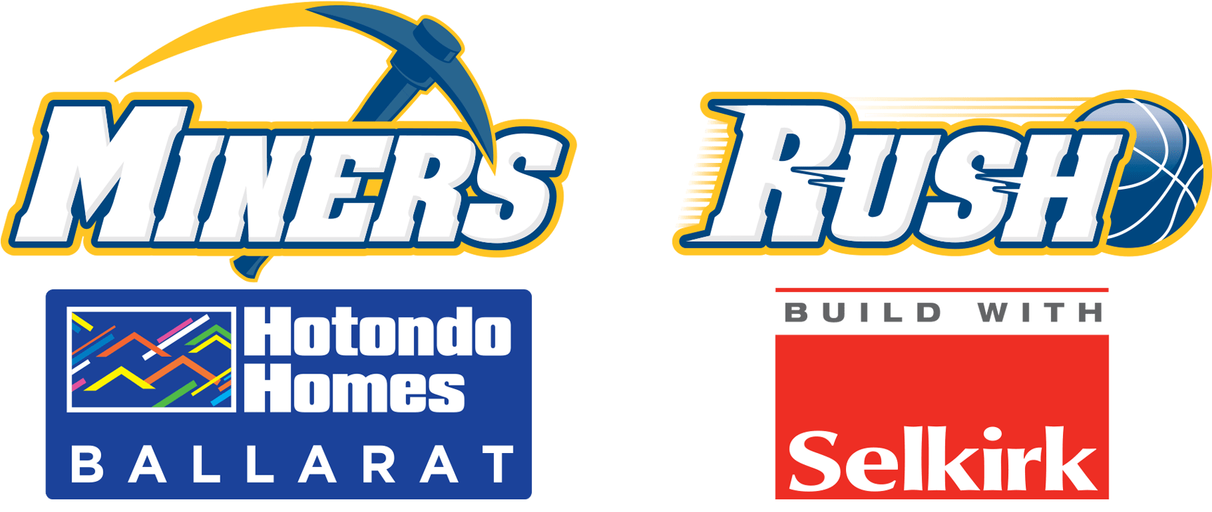 Hotondo Homes Ballarat Miners & Selkirk Rush Senior (1821x772), Png Download