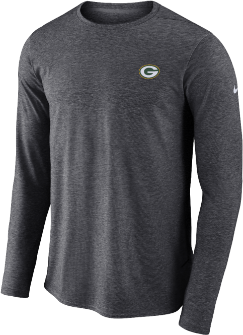 Green Bay Packers Long Sleeve Coaches Top (700x700), Png Download