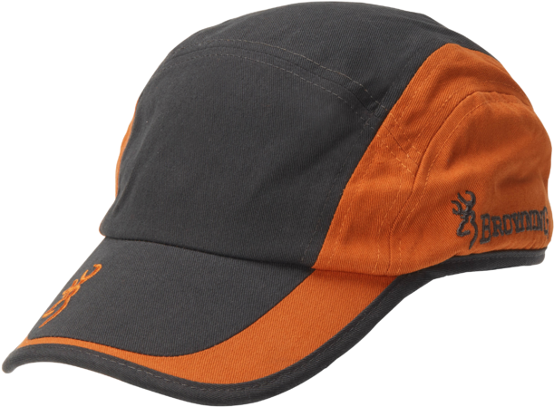 Browning Ultra Cap Anthracite/dark Orange (750x549), Png Download