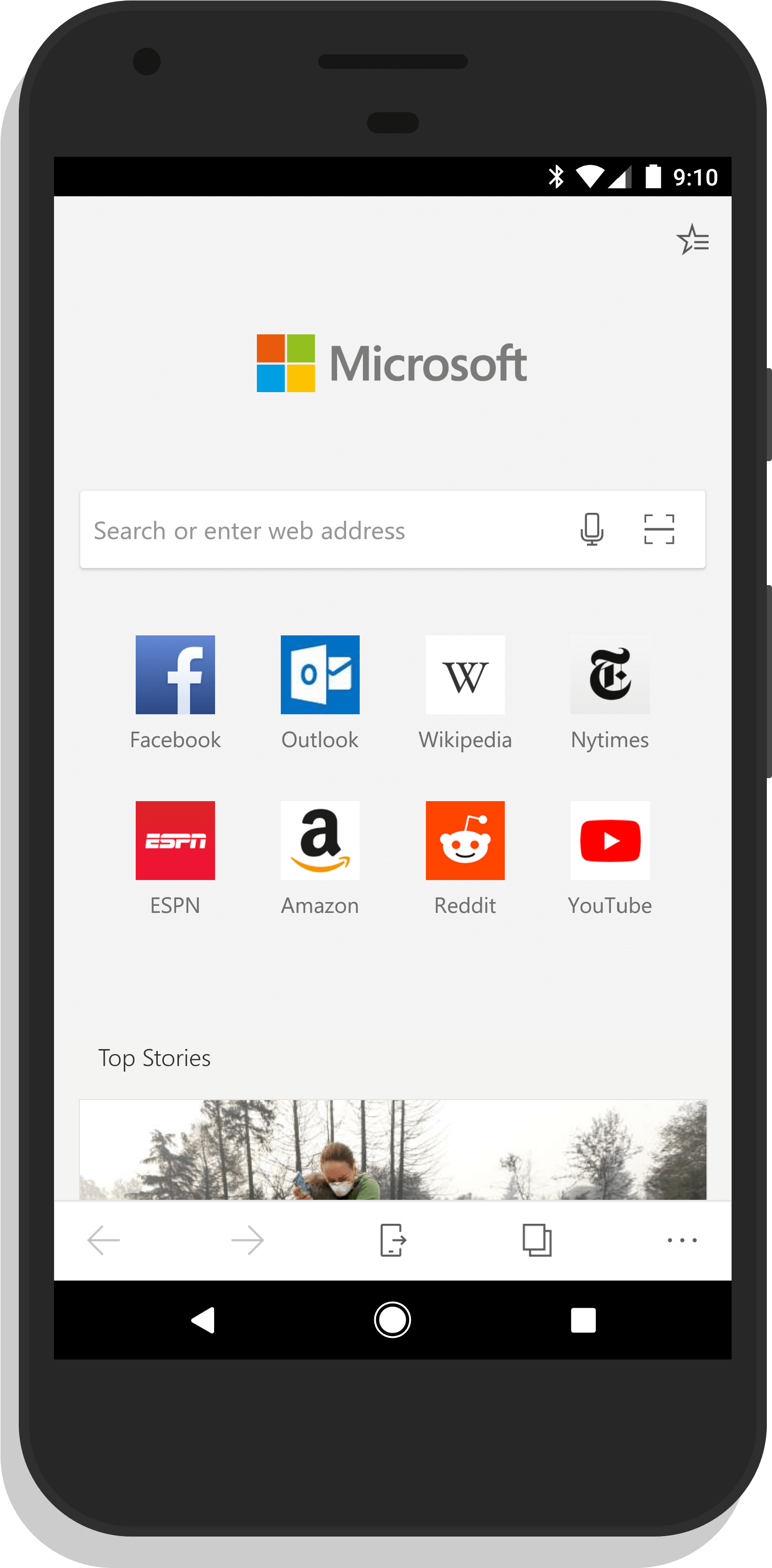Microsoft Edge For Android Update Brings Family Account (2134x3840), Png Download