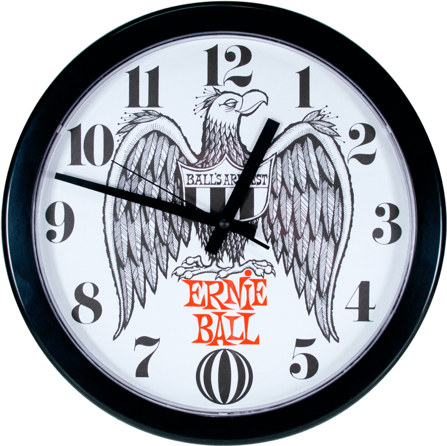 Ernie Ball Clock Front (1000x996), Png Download