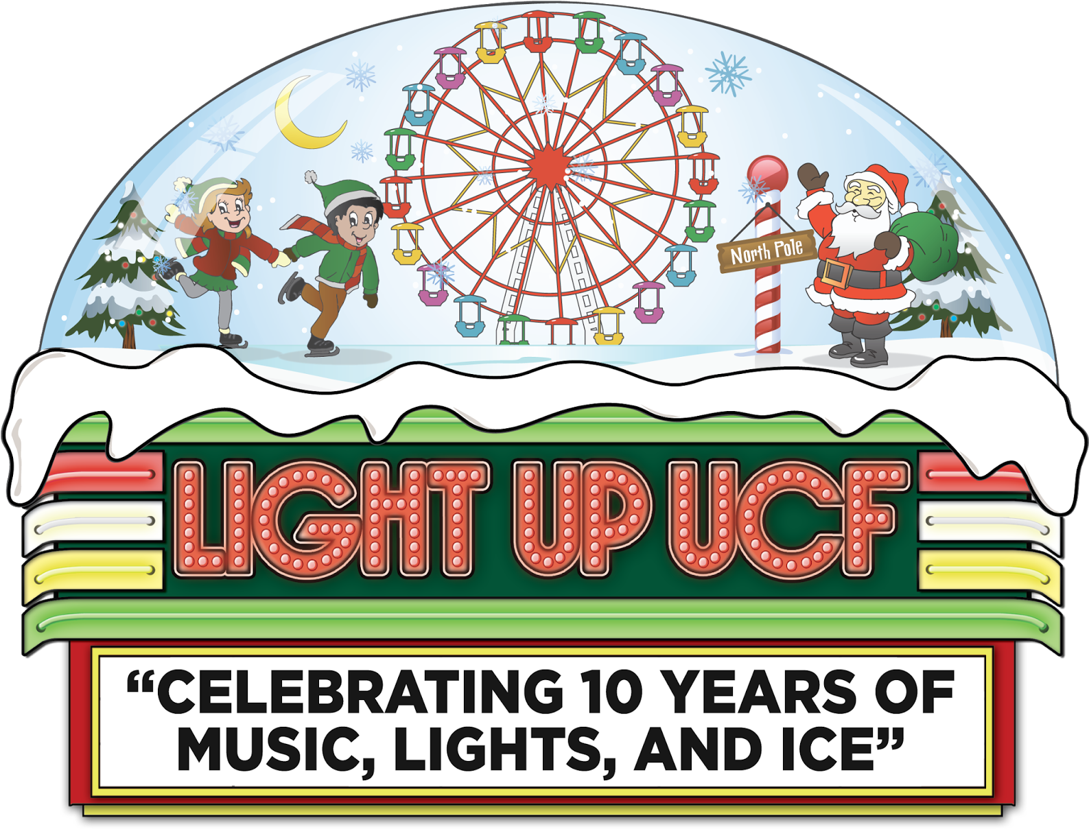 Central Florida's Ultimate Winter Wonderland Light (1600x1282), Png Download