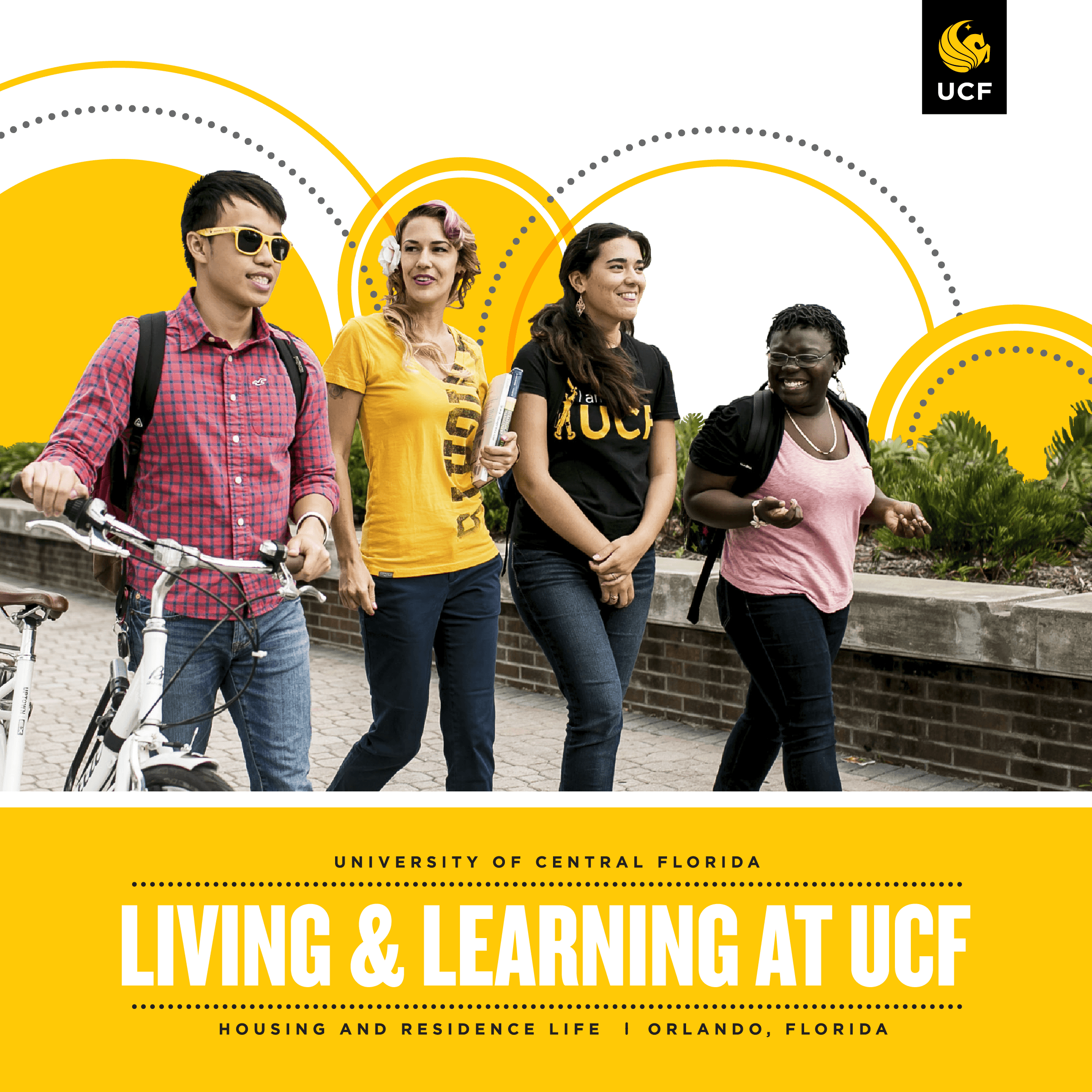 Ucf Housing Llc Tri-fold (2405x2405), Png Download