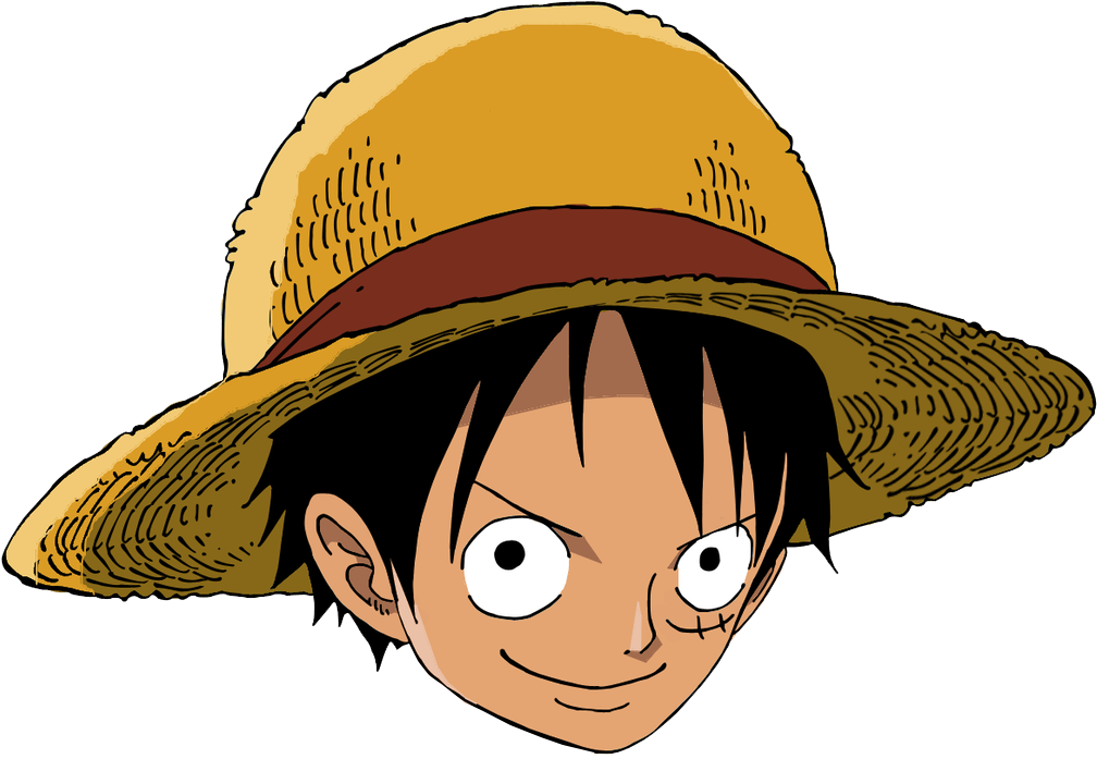 Kepala Luffy Png (1085x732), Png Download