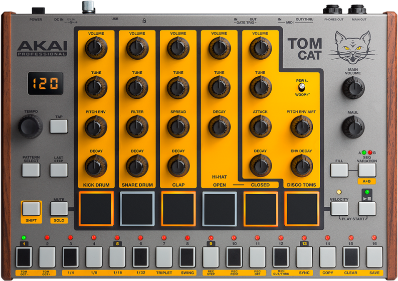 Tom Cat Analogue Drum Machine (1000x625), Png Download