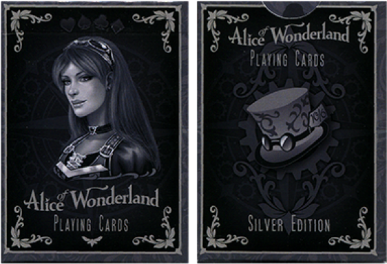 Alice Of Wonderland Silver By Gamblers Warehouse (940x587), Png Download