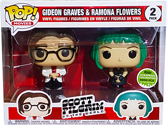 Gideon Graves & Ramona Flowers Eccc 2018 Exclusive (600x600), Png Download