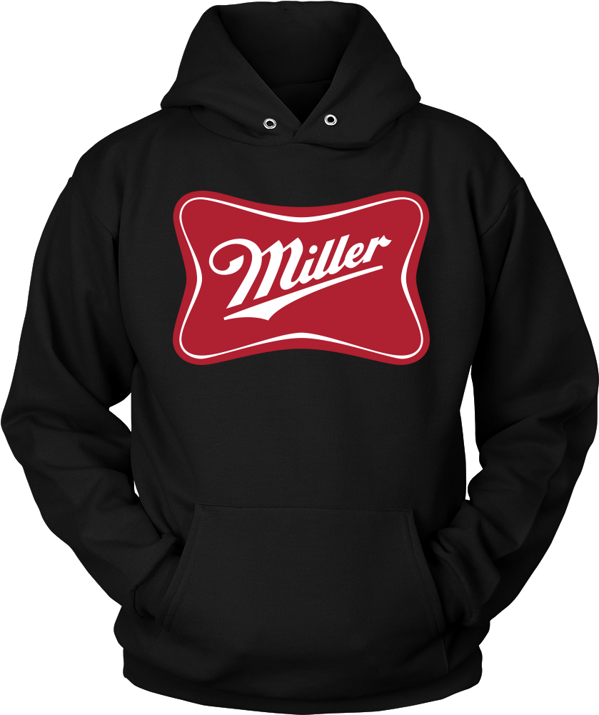 Miller Sweatshirt Hoodie Long Sleeve T Shirt Miller (1000x1000), Png Download