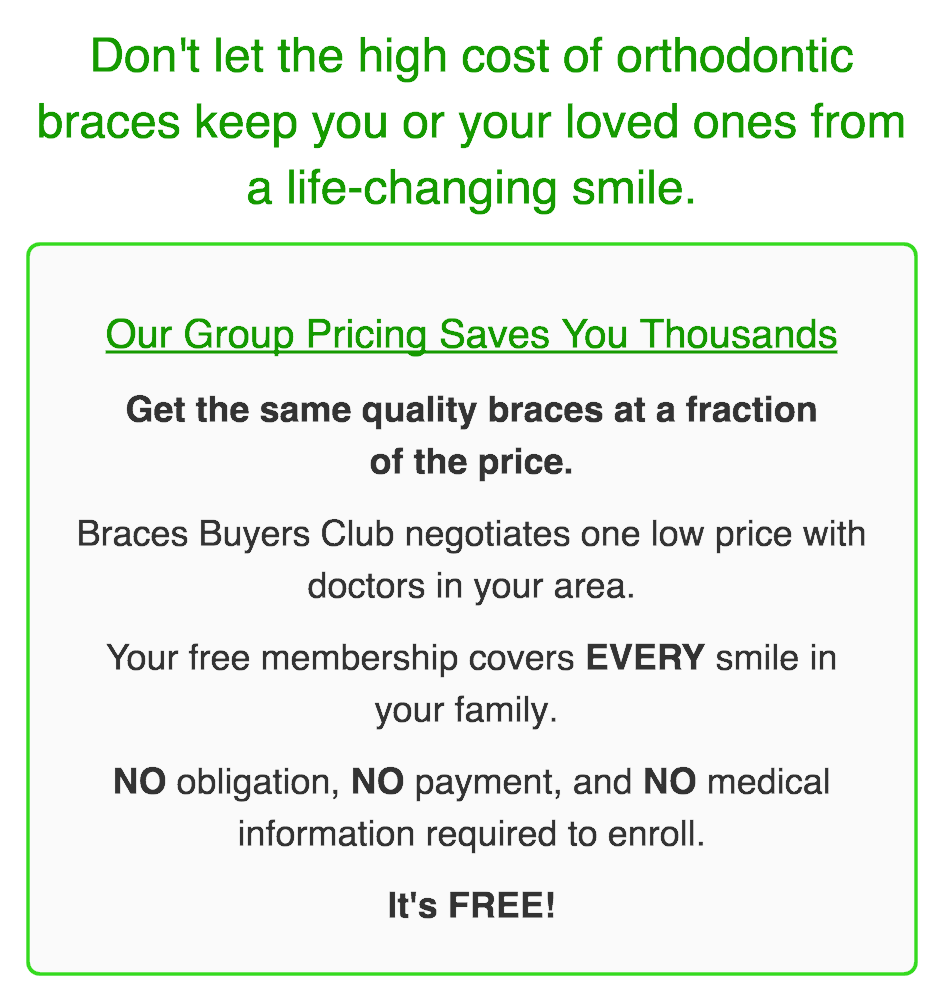 Braces Buyers Club Benefits (948x1002), Png Download