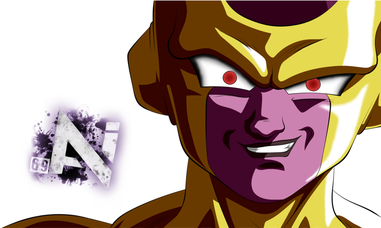 Golden Frieza Ver 2 Render By 69ani-dc0y2vl (792x445), Png Download