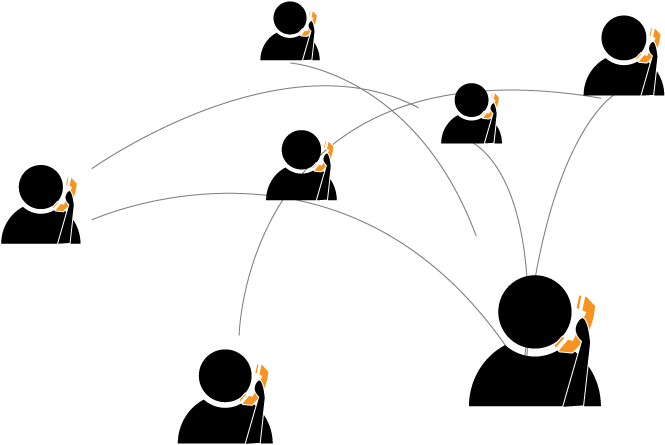 A Man Working On Telephone Installing (723x461), Png Download
