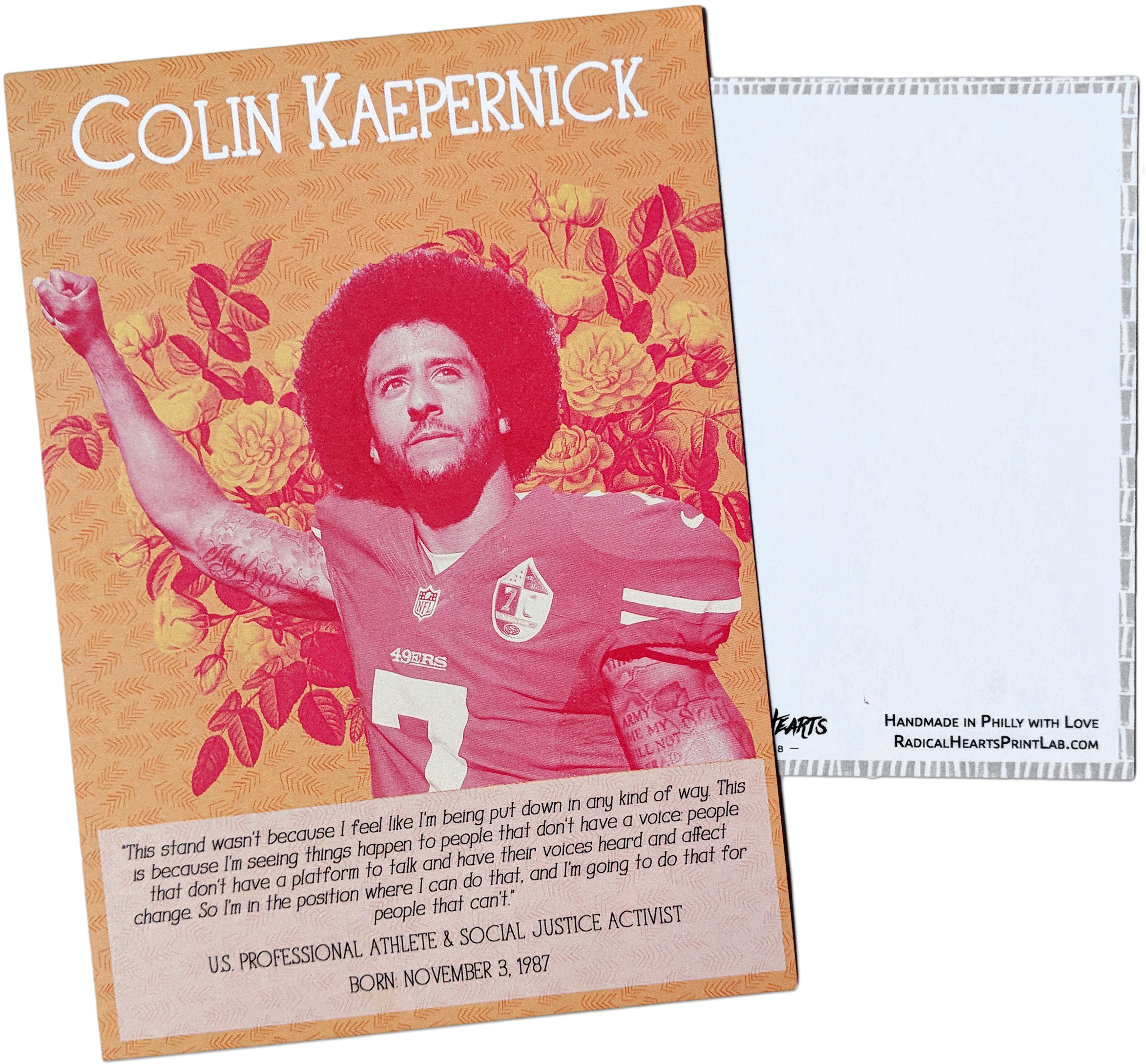 Colin Kaepernick Postcard (2630x2630), Png Download