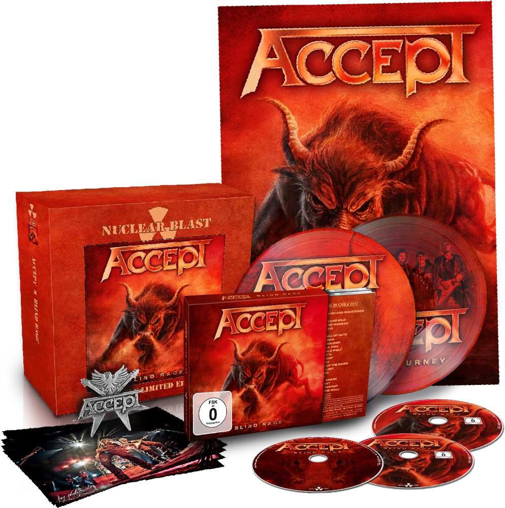 Accept - Blind Rage (1000x1000), Png Download