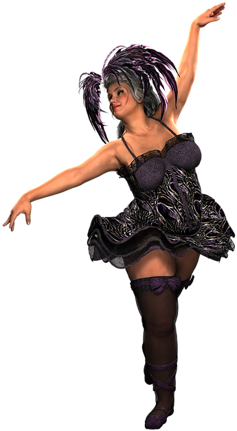 Showgirl Png (494x640), Png Download