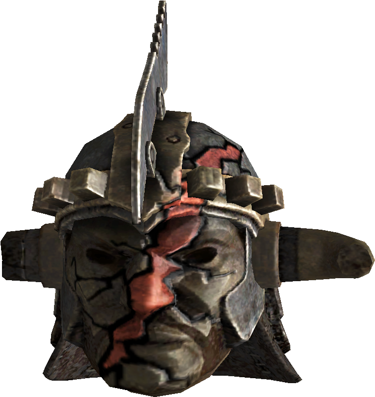 Marked Beast Face Helmet (837x831), Png Download