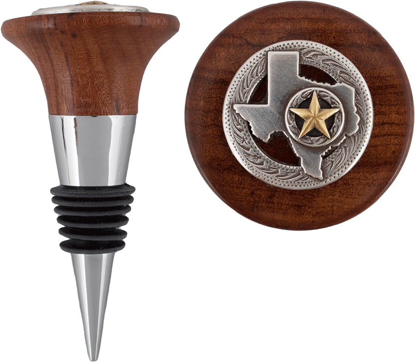 Texas Theme Wine Stoppers (870x1280), Png Download
