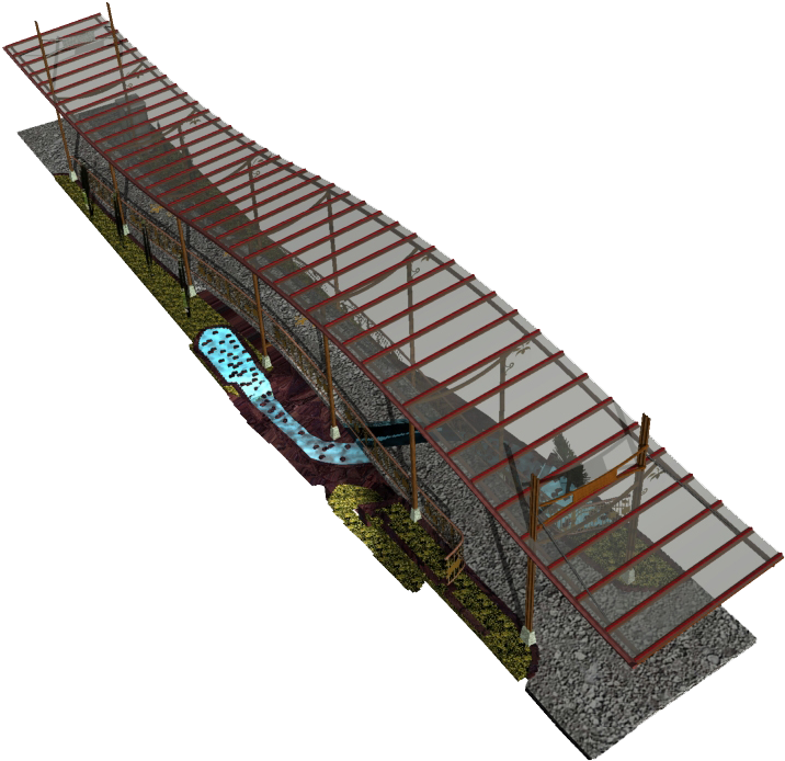 Walkway (867x845), Png Download