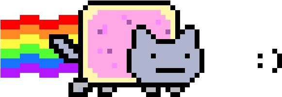 Nyan Cat (830x630), Png Download