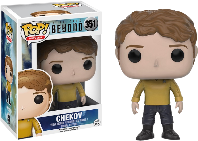 Chekov Pop Vinyl Figure (816x579), Png Download