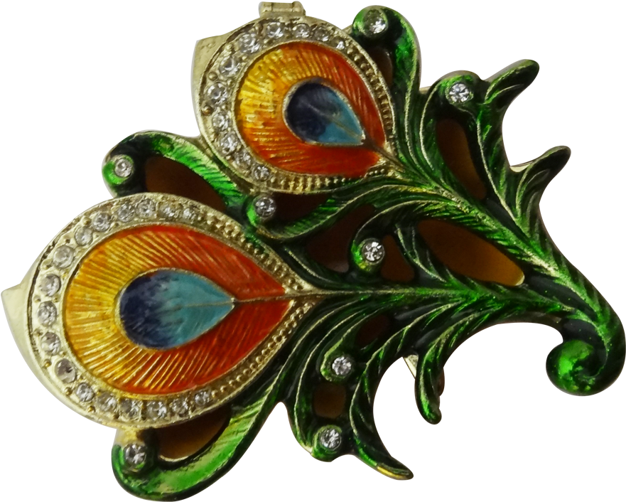 Wishbox Peacock Feather Online Home Decor Gifts (1000x1107), Png Download