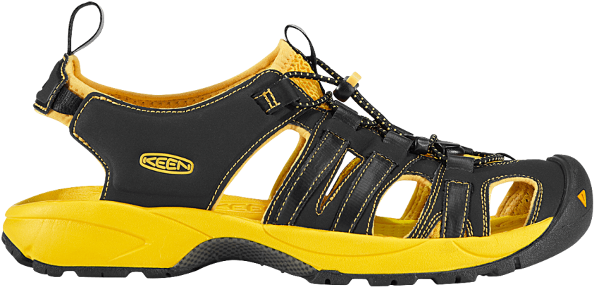 Free Png Yellow Black Sandal Png (850x567), Png Download