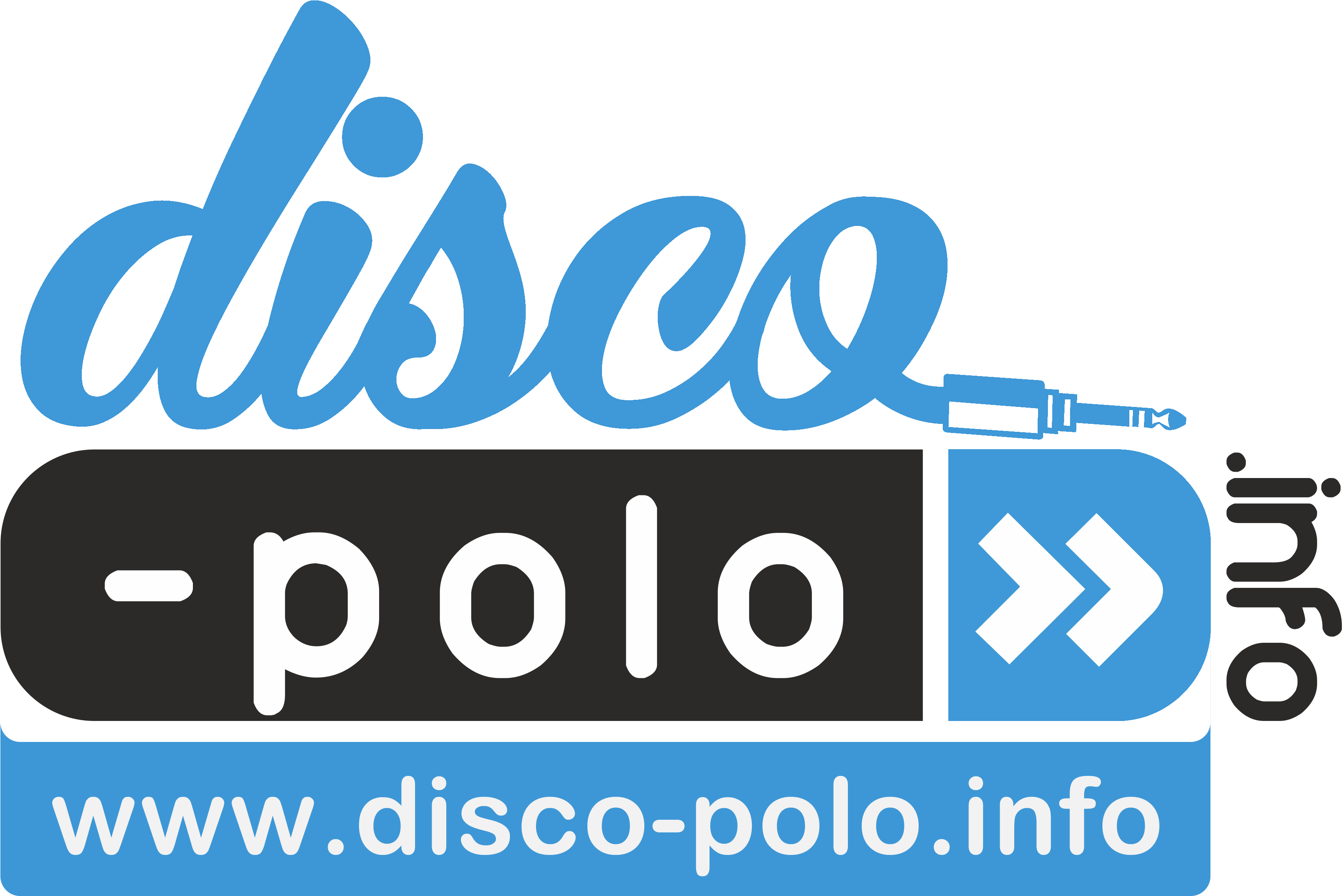 File - Logo Disco-polo - Info (3562x2440), Png Download