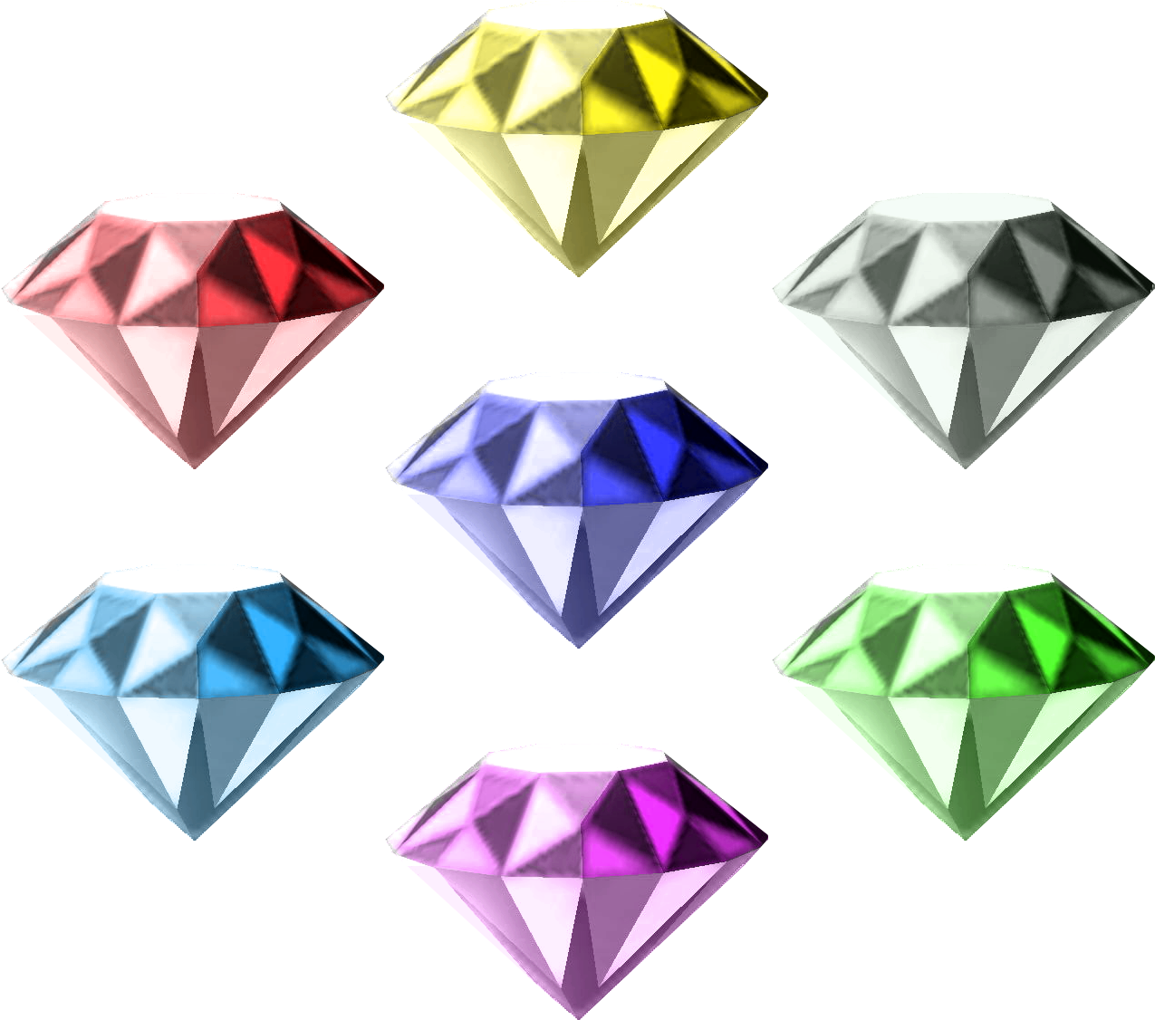 Chaos Emerald (1331x1136), Png Download
