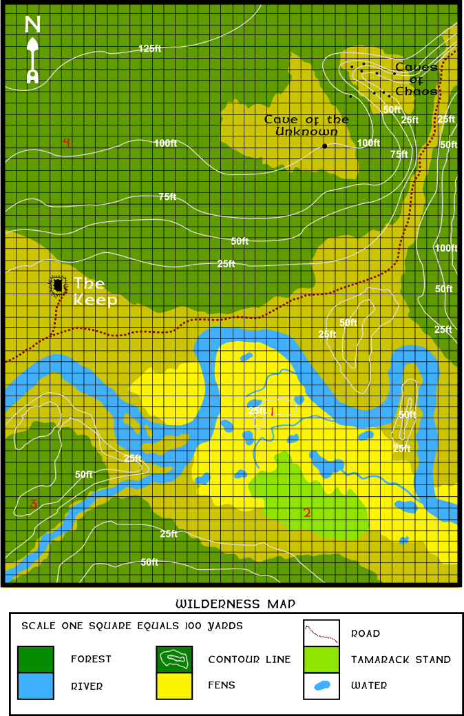 Kotbwildernessgridmap Pm (674x1039), Png Download