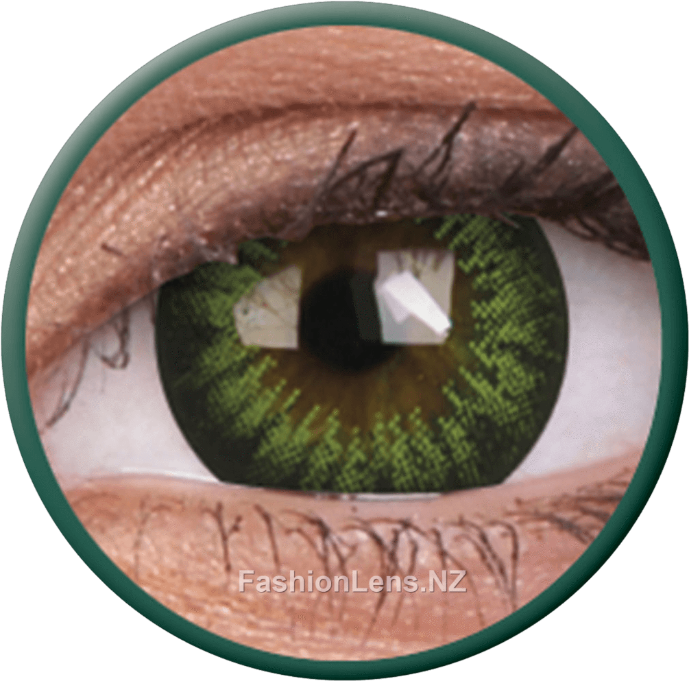 Big Eyes Party Green Colourvue Contact Lenses (1025x1024), Png Download