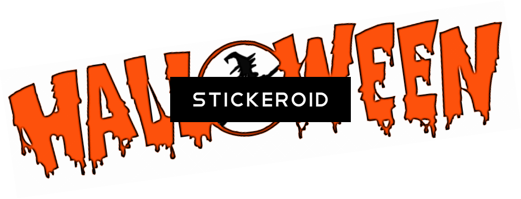 Sign Halloween (1038x396), Png Download