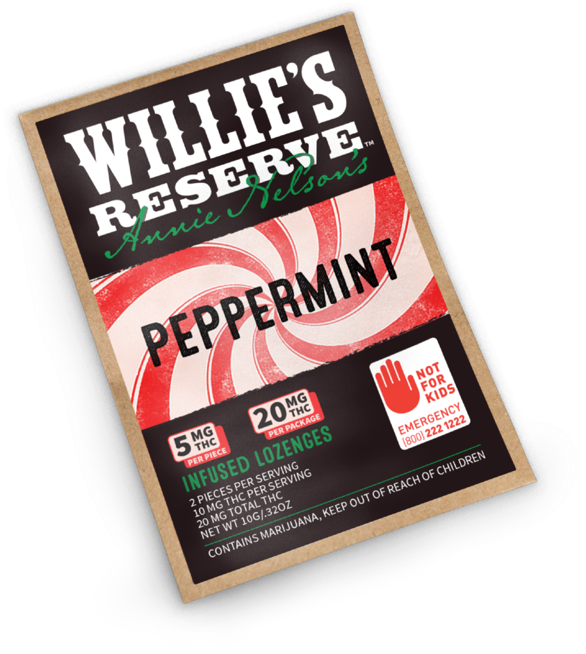 Infused Lozenges - Wa - Single Pack - Peppermint (1000x1000), Png Download