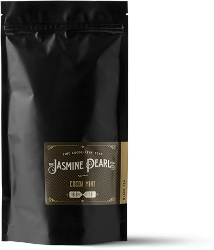 Cocoa Mint Black Loose Leaf Tea, Bagged, From The Jasmine (600x600), Png Download