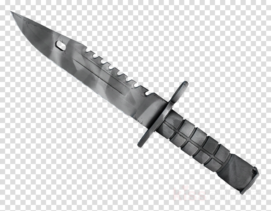 Global Offensive Clipart Bowie Knife Counter Strike (900x700), Png Download