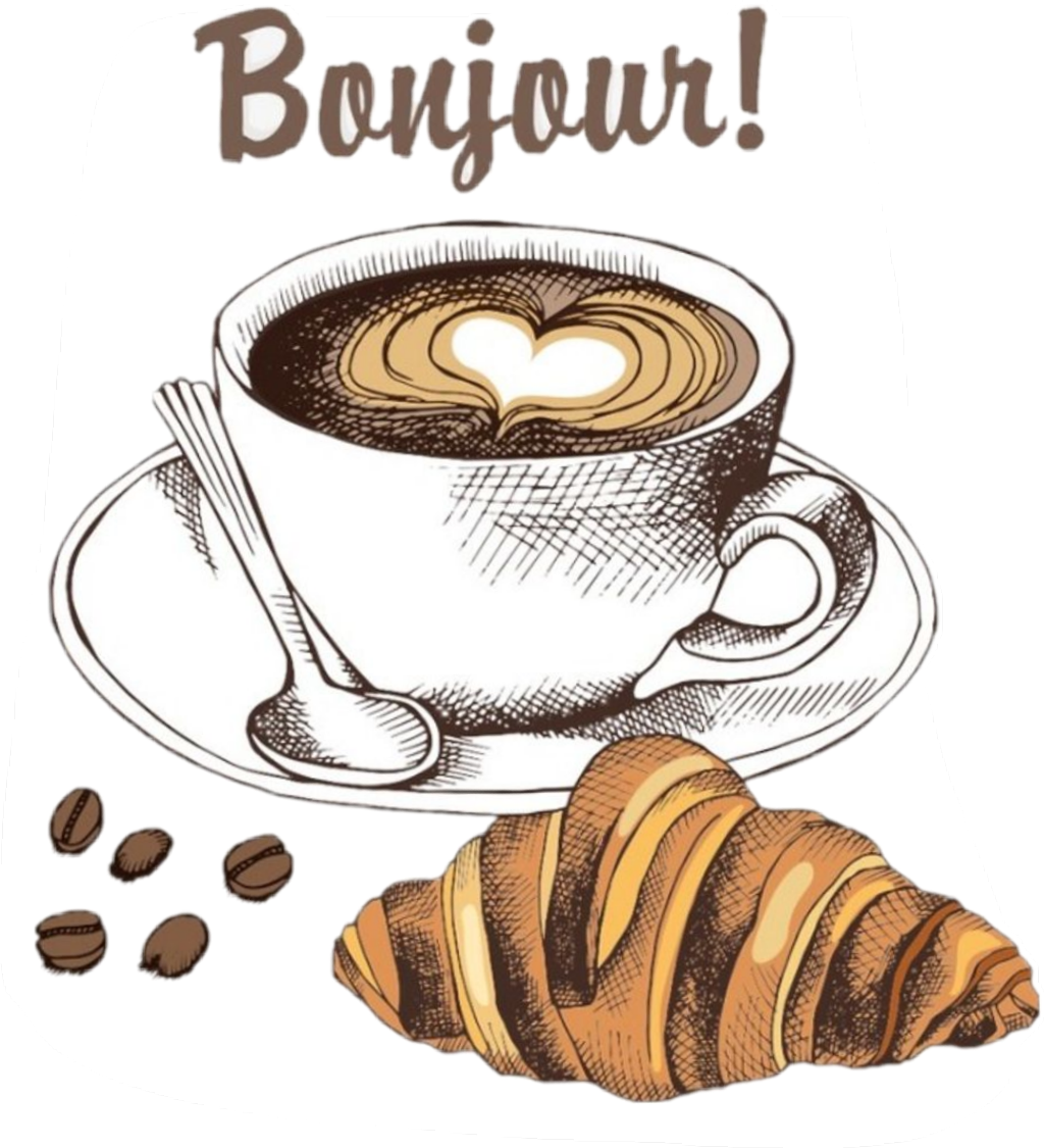 Croissant Sticker (1024x1125), Png Download