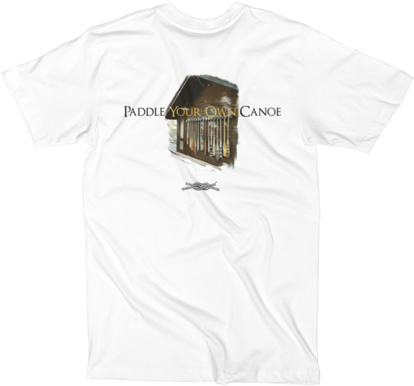 Paddle Your Own Canoe Pocket T-shirt (600x600), Png Download