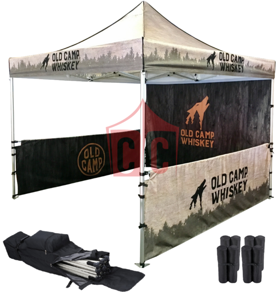 Tent Full Colour Design, Back Wall, 2 Half Walls, Wheel (600x600), Png Download