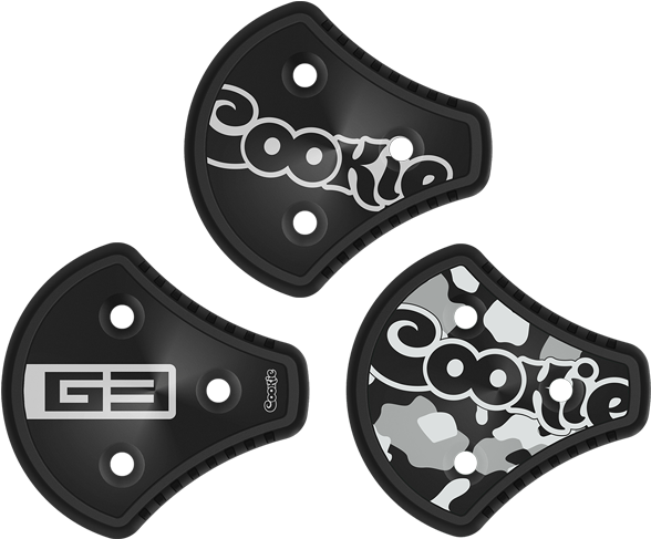 Cookie Helmet Aluminum Side Plates (674x502), Png Download