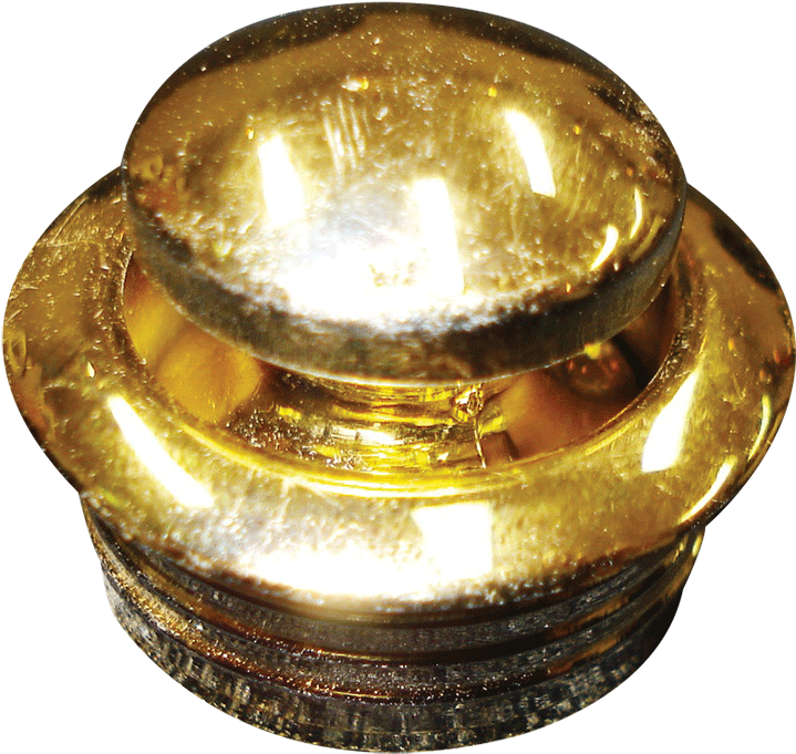 Rosette & Knob Gold (800x800), Png Download
