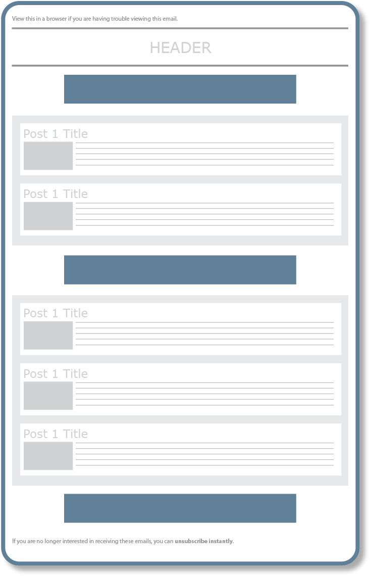 17 Web Ad Dimension Template 2 Email Banners (801x1200), Png Download
