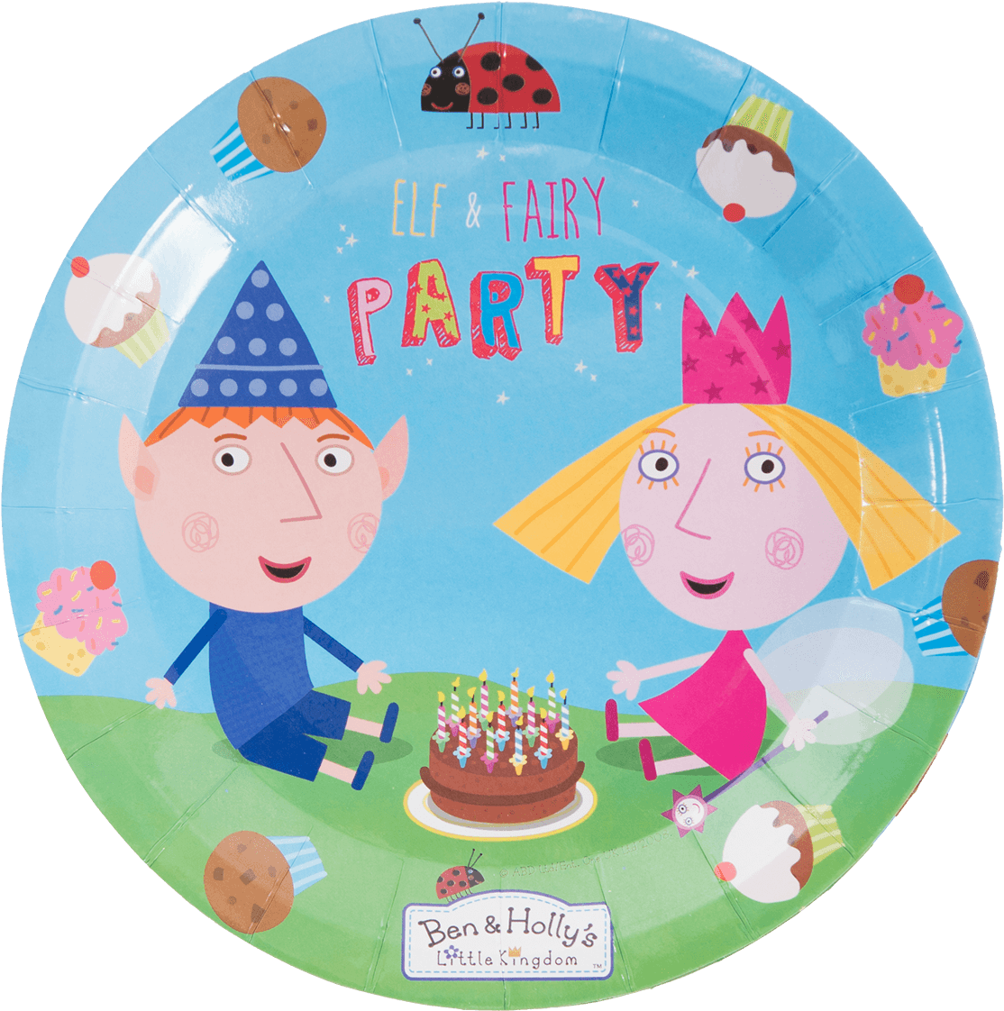 Ben & Holly Party Plate (1400x1400), Png Download