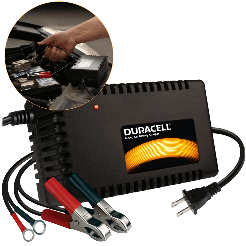 Duracell 6 Amp Battery Charger/maintainer (864x864), Png Download
