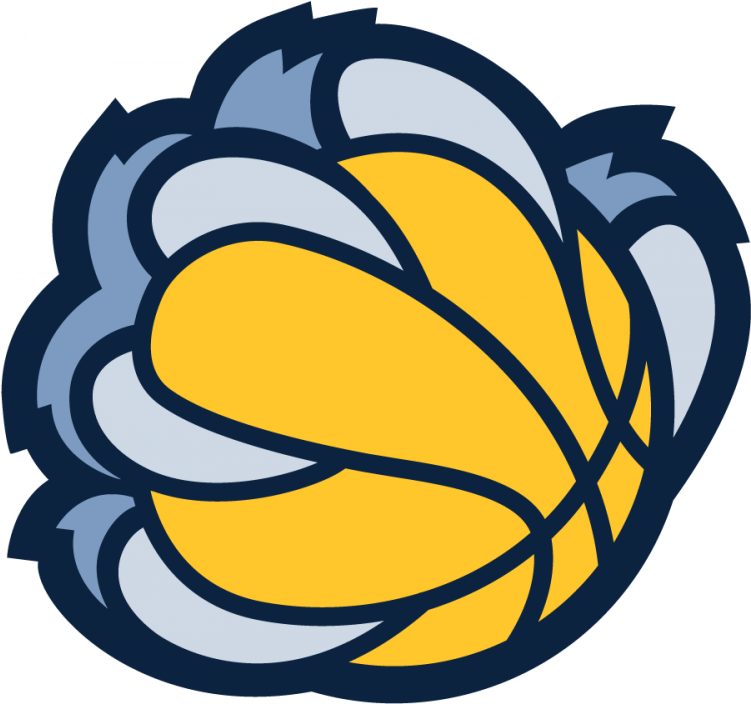 Memphis Grizzlies Logos Iron On Stickers And Peel-off (750x930), Png Download